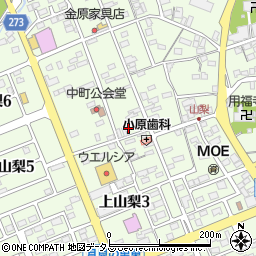 静岡県袋井市上山梨1490周辺の地図