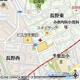 大阪府吹田市長野東8-10周辺の地図