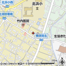 静岡県浜松市浜名区横須賀719周辺の地図