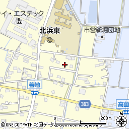 静岡県浜松市浜名区善地269-2周辺の地図