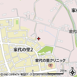 静岡県掛川市家代1872周辺の地図