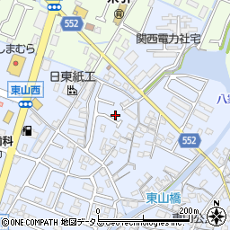 兵庫県姫路市東山349周辺の地図