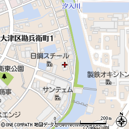 株式会社姫路三木自動車　本社工場周辺の地図