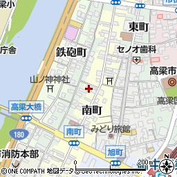 岡山県高梁市南町2周辺の地図