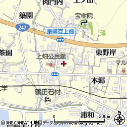 愛知県西尾市東幡豆町西前田53周辺の地図