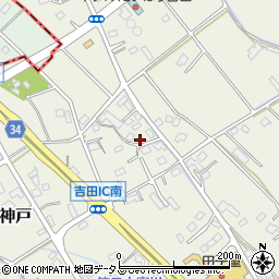 静岡県榛原郡吉田町神戸1439周辺の地図
