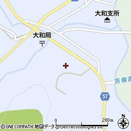 岡山県加賀郡吉備中央町西498周辺の地図