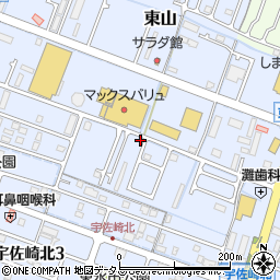 兵庫県姫路市東山1448周辺の地図