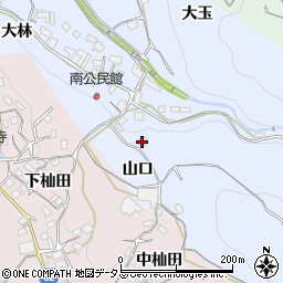 京都府相楽郡和束町南山口周辺の地図