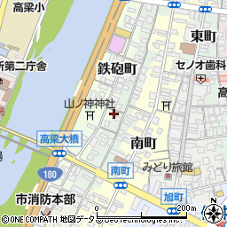 岡山県高梁市鉄砲町79周辺の地図