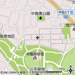 兵庫県姫路市飾磨区中島414-13周辺の地図