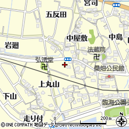 愛知県西尾市東幡豆町田戸周辺の地図