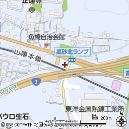 兵庫県高砂市阿弥陀町魚橋周辺の地図