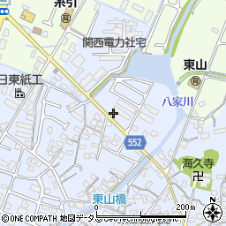 兵庫県姫路市東山383周辺の地図