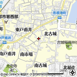 愛知県蒲郡市形原町南市場6周辺の地図