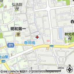 静岡県袋井市春岡249周辺の地図