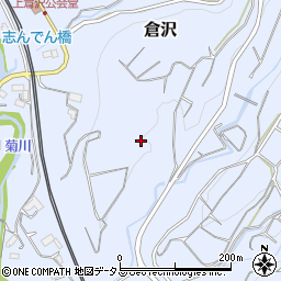 静岡県菊川市倉沢周辺の地図