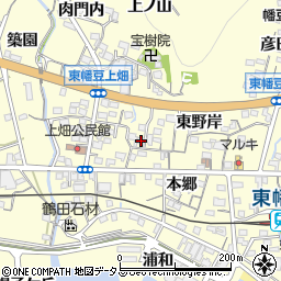 愛知県西尾市東幡豆町西前田42周辺の地図