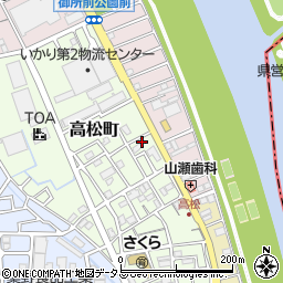 ○岡田邸駐車場周辺の地図
