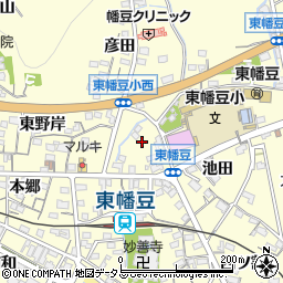 愛知県西尾市東幡豆町ウハダ周辺の地図