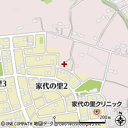 静岡県掛川市家代1894周辺の地図