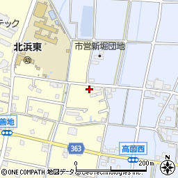 静岡県浜松市浜名区善地311周辺の地図
