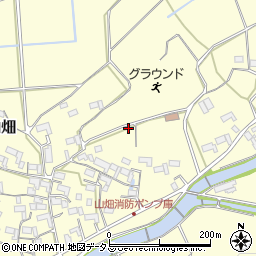 三重県伊賀市山畑周辺の地図