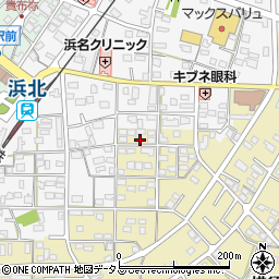 静岡県浜松市浜名区横須賀1340周辺の地図