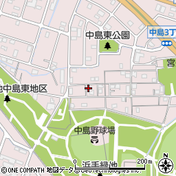 兵庫県姫路市飾磨区中島414-104周辺の地図