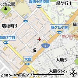 兵庫県伊丹市瑞穂町1丁目53周辺の地図