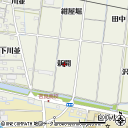 愛知県西尾市吉良町富好新田新開周辺の地図