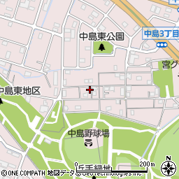 兵庫県姫路市飾磨区中島414-295周辺の地図