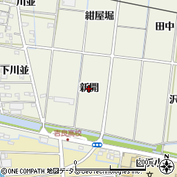 愛知県西尾市吉良町富好新田（新開）周辺の地図
