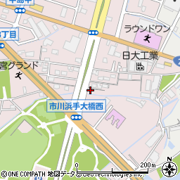 兵庫県姫路市飾磨区中島413周辺の地図