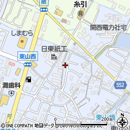 兵庫県姫路市東山354周辺の地図