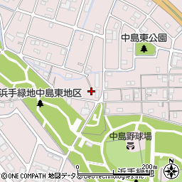 兵庫県姫路市飾磨区中島523-1周辺の地図