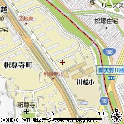 大阪府枚方市釈尊寺町29-10周辺の地図