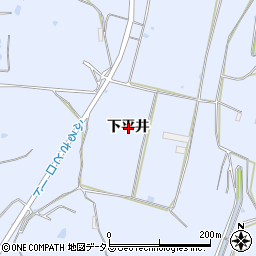 愛知県知多郡美浜町奥田下平井周辺の地図