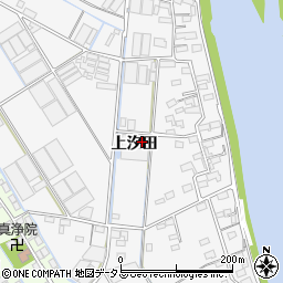 愛知県西尾市一色町松木島上汐田28周辺の地図