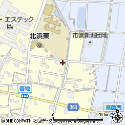 静岡県浜松市浜名区善地273周辺の地図