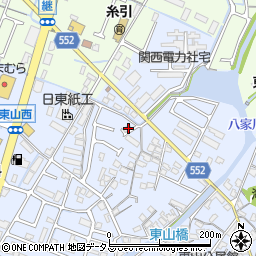 兵庫県姫路市東山350周辺の地図