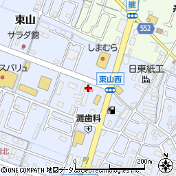 兵庫県姫路市東山251周辺の地図