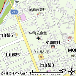 静岡県袋井市上山梨1576周辺の地図