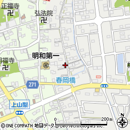 静岡県袋井市春岡252-4周辺の地図