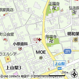 静岡県袋井市上山梨966周辺の地図