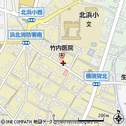 静岡県浜松市浜名区横須賀722周辺の地図