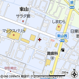 兵庫県姫路市東山241周辺の地図