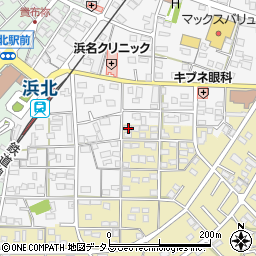 静岡県浜松市浜名区横須賀1342-3周辺の地図