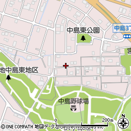 兵庫県姫路市飾磨区中島3丁目84周辺の地図