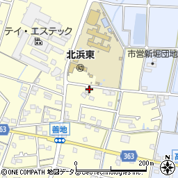 静岡県浜松市浜名区善地250周辺の地図